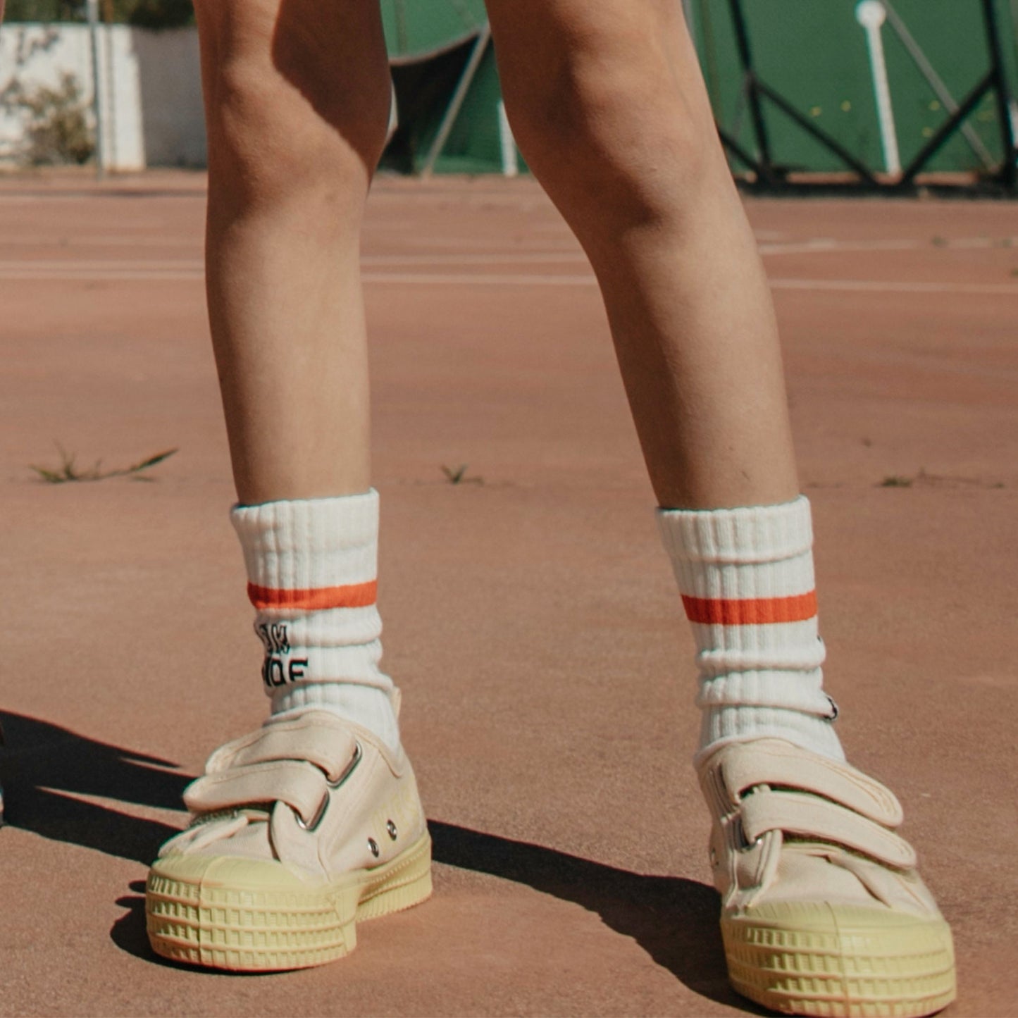 SOCKS - ORANGE SMILY BY HAPPY MESS