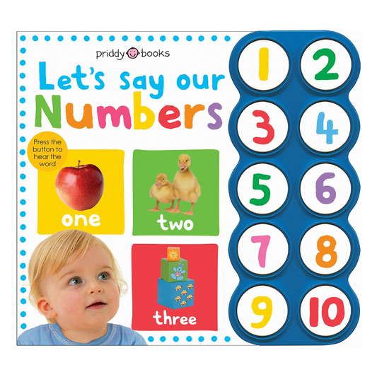Simple First Words Let's Say Our Numbers
