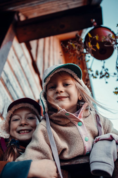 [HAPPY MESS] ORGANIC COTTON PLUSH CAP - FOREST FLOWER