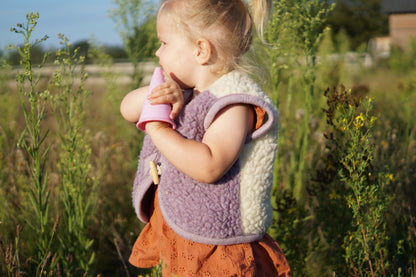 [We Are Wovens] Wool Bodywarmer - Lavender Tea