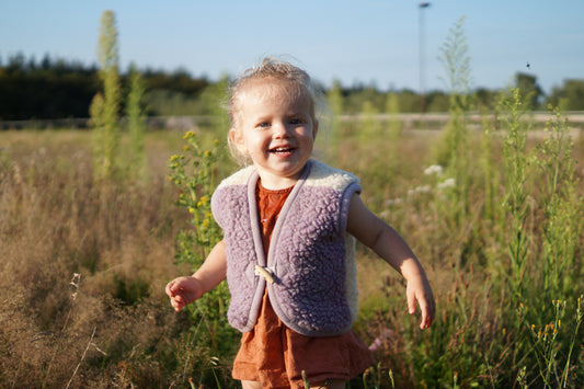 Wool Bodywarmer - Lavender Tea by We Are Wovens
