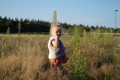 [We Are Wovens] Wool Bodywarmer - Lavender Tea