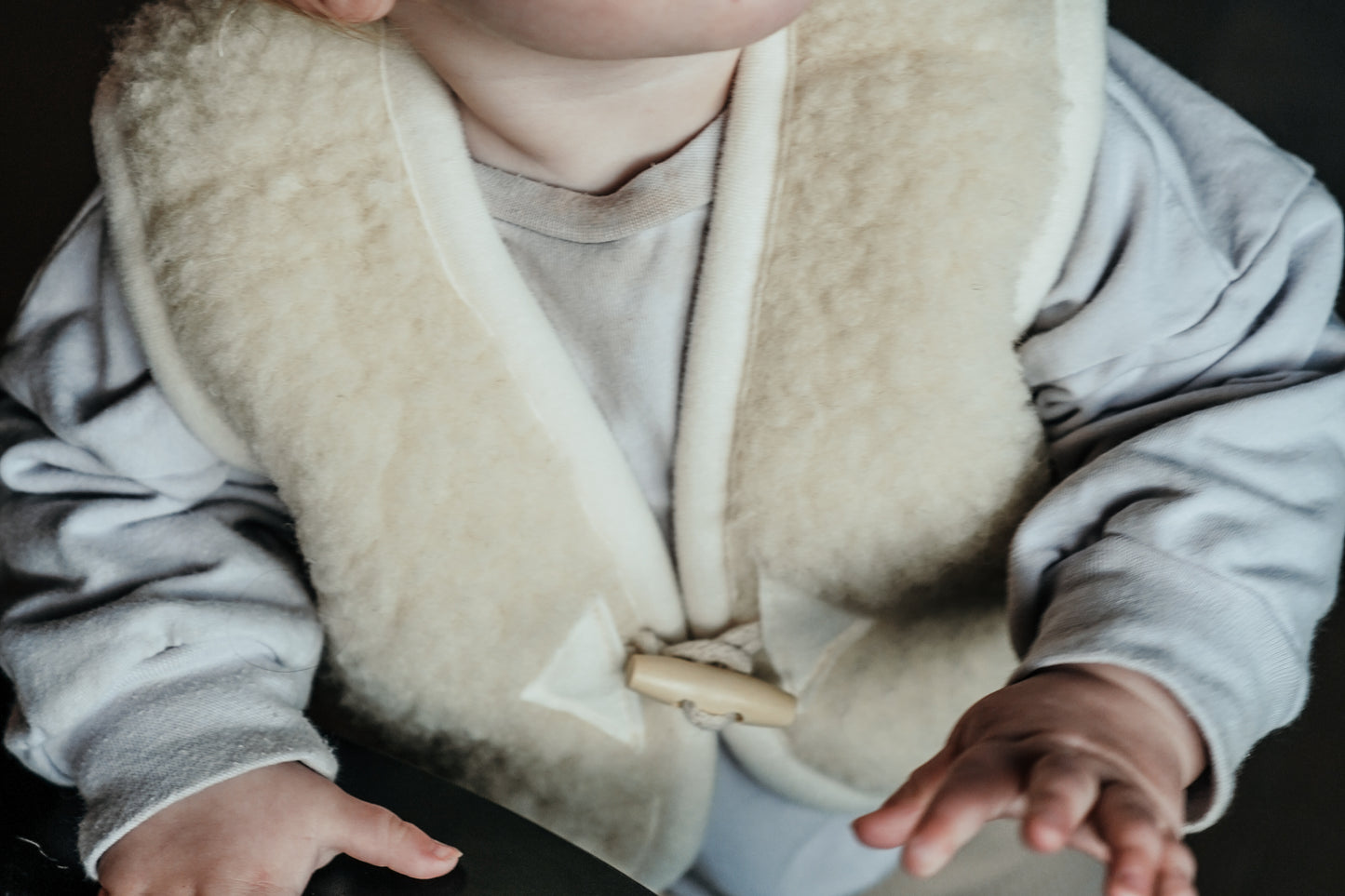 [We Are Wovens] Wool Bodywarmer - Flat White