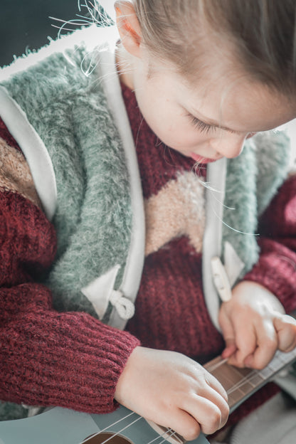 [We Are Wovens] Wool Bodywarmer - Matcha Green