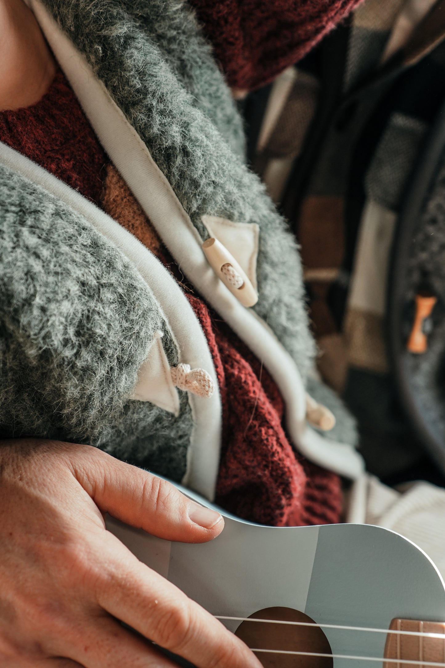 [We Are Wovens] Wool Bodywarmer - Matcha Green