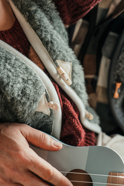 [We Are Wovens] Wool Bodywarmer - Matcha Green