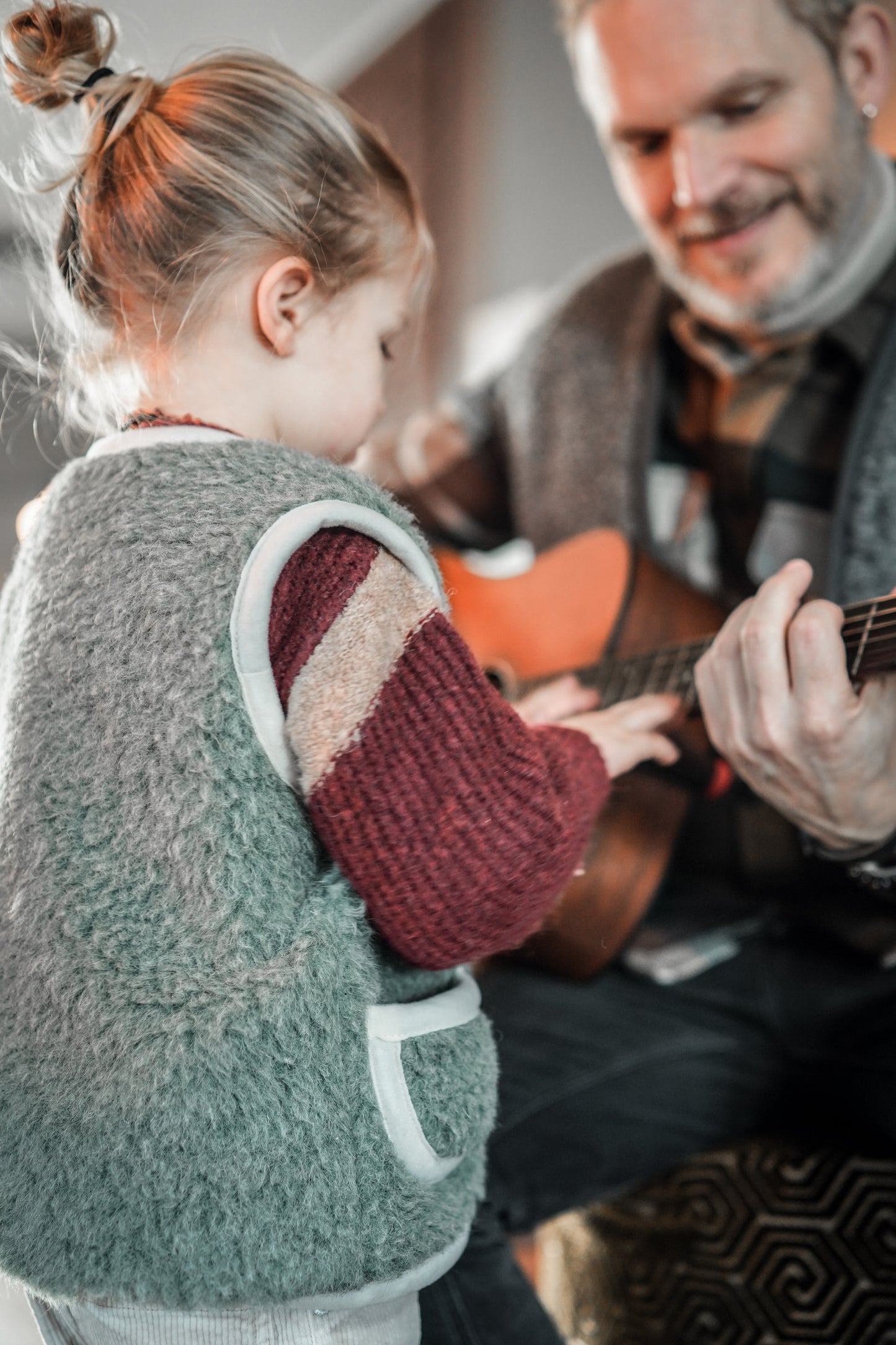 [We Are Wovens] Wool Bodywarmer - Matcha Green