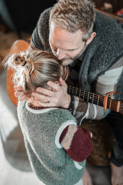 [We Are Wovens] Wool Bodywarmer - Matcha Green