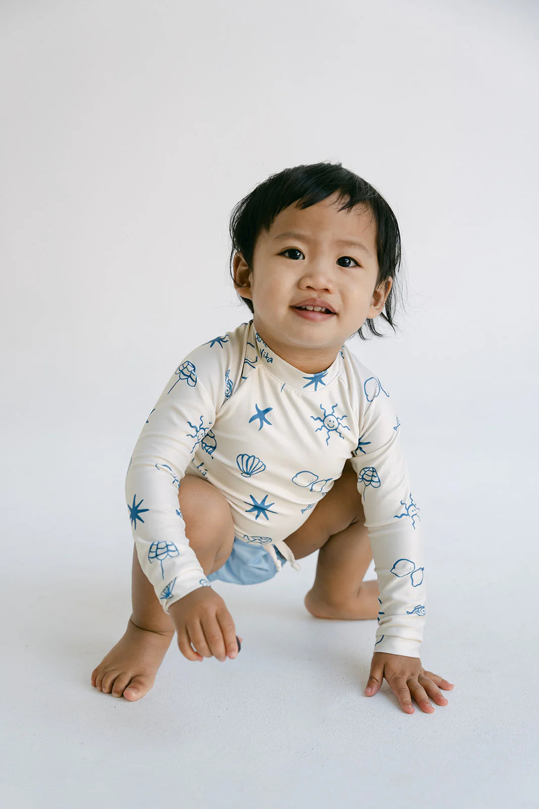 [PEKPI] baby swim rashie / ラッシュガード - sardinia