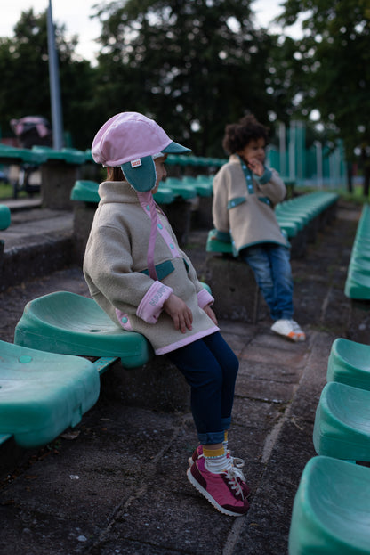 [HAPPY MESS] ORGANIC COTTON PLUSH CAP - FOREST FLOWER