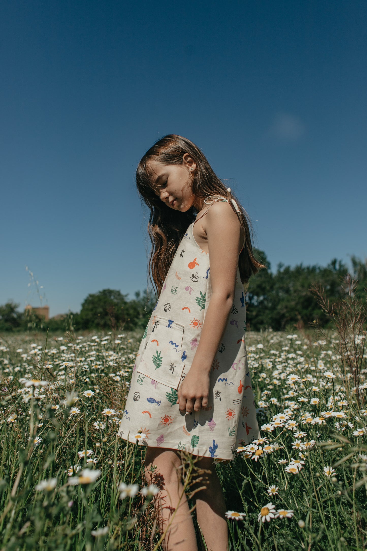 [HAPPY MESS] linen dress