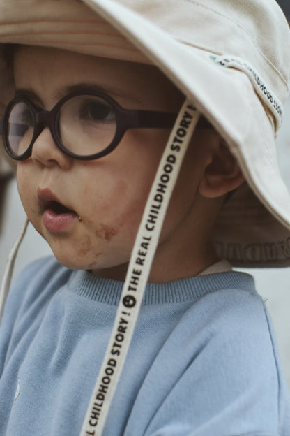 [HAPPY MESS] CHILD SAFARI HAT - FOREST GREEN