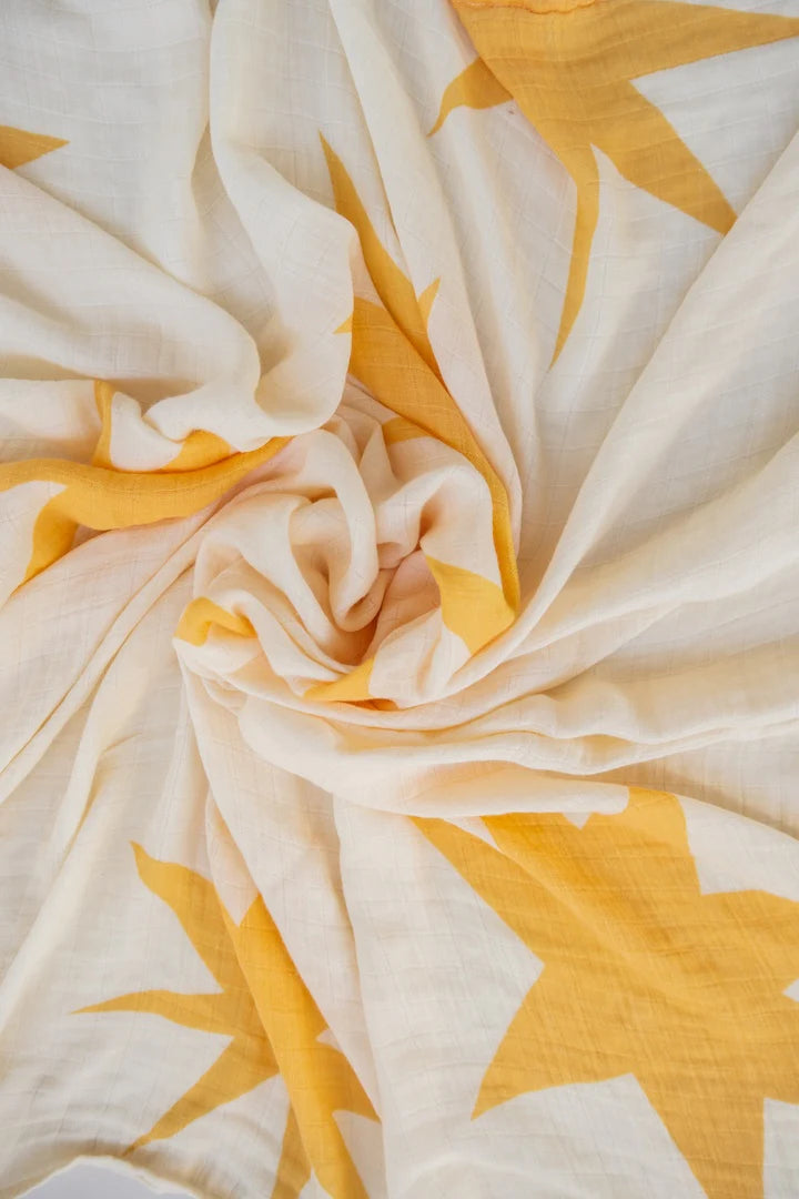 [PEKPI] Bamboo Swaddle Wrap - Sunburst / おくるみ