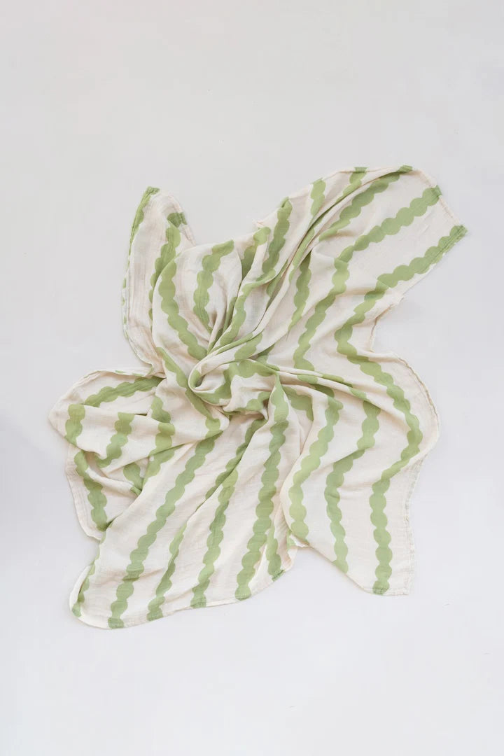 [PEKPI] Bamboo Swaddle Wrap - Edamame / おくるみ