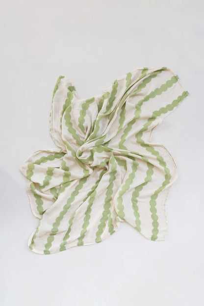 [PEKPI] Bamboo Swaddle Wrap - Edamame / おくるみ