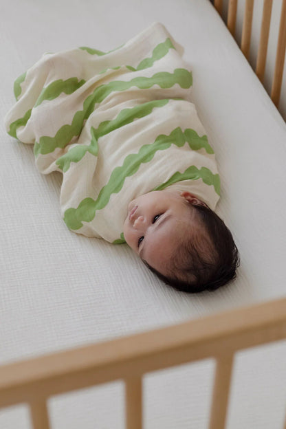 [PEKPI] Bamboo Swaddle Wrap - Edamame / おくるみ