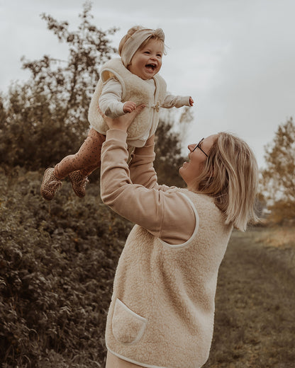 [We Are Wovens] Wool Bodywarmer - Flat White