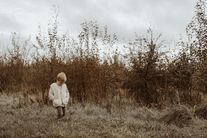 [We Are Wovens] Wool Bodywarmer - Flat White