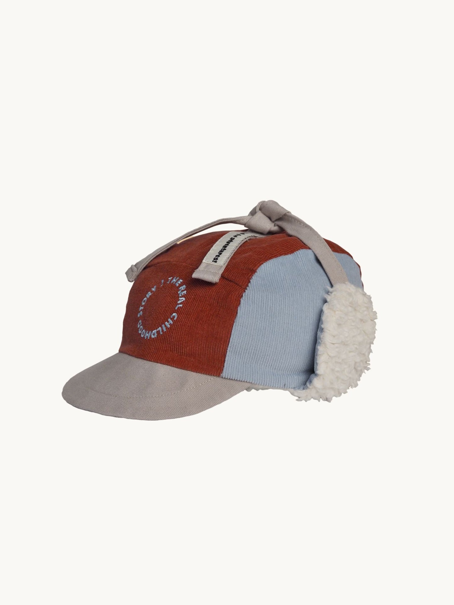 [HAPPY MESS] ORGANIC COTTON PLUSH CAP - ARCTIC CHERRY
