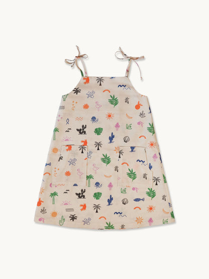 [HAPPY MESS] linen dress