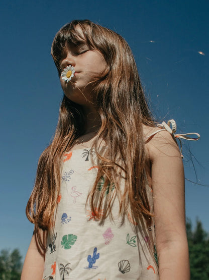 [HAPPY MESS] linen dress