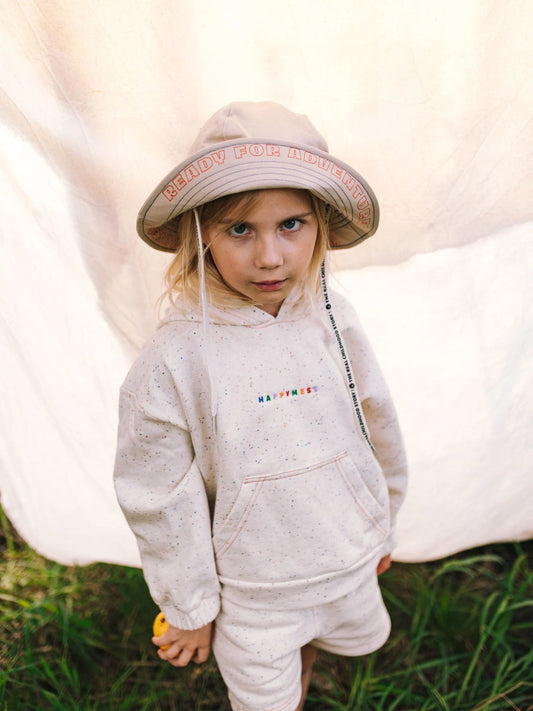 CHILD SAFARI HAT - FOREST GREEN BY HAPPY MESS