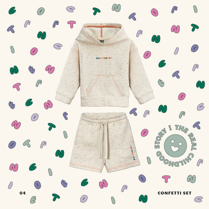 [HAPPY MESS] HOODIE - CONFETTI