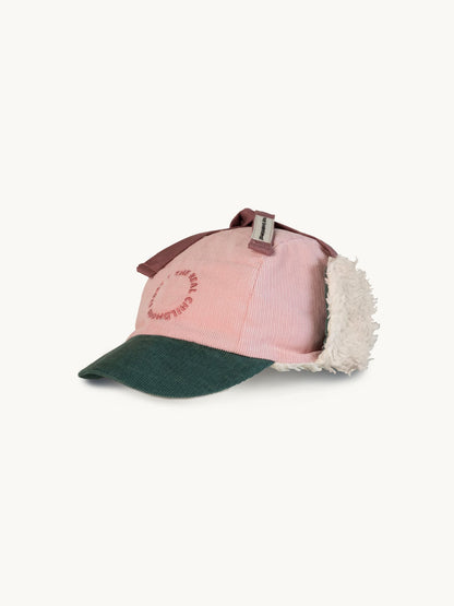 [HAPPY MESS] ORGANIC COTTON PLUSH CAP - FOREST FLOWER