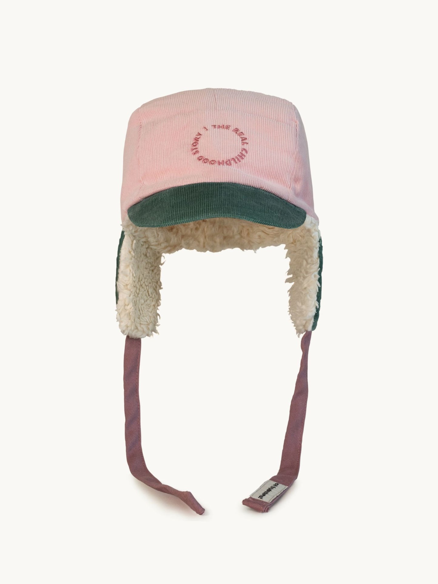 [HAPPY MESS] ORGANIC COTTON PLUSH CAP - FOREST FLOWER