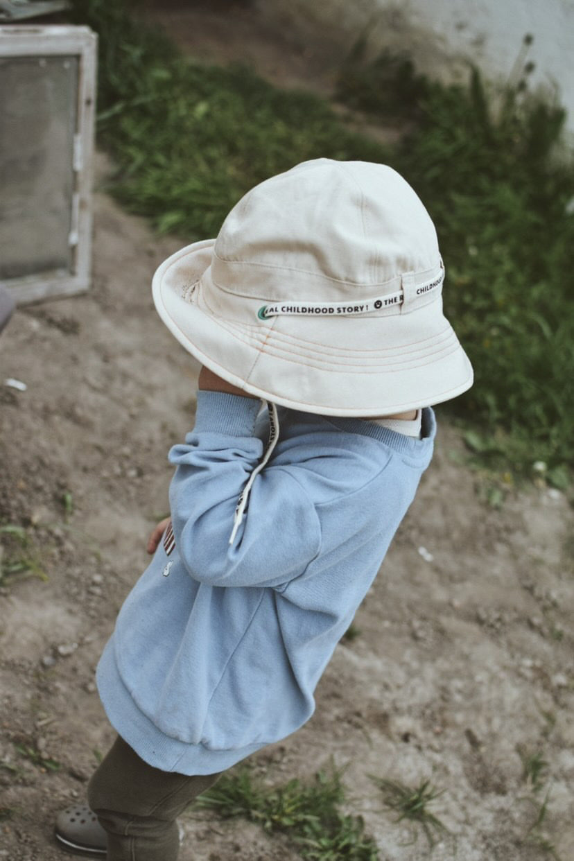 [HAPPY MESS] CHILD SAFARI HAT - FOREST GREEN