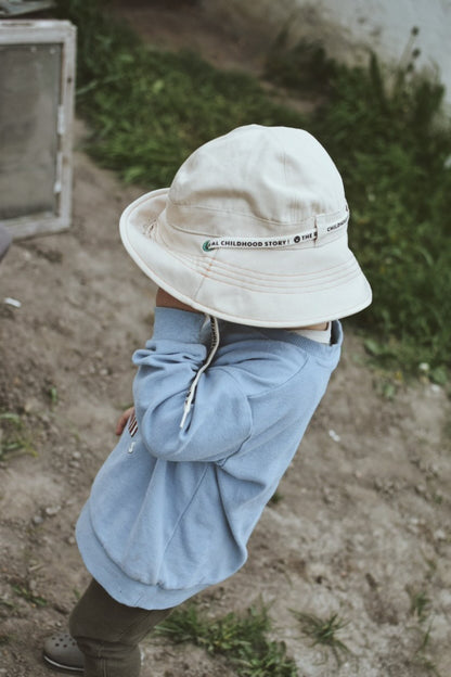 [HAPPY MESS] CHILD SAFARI HAT - FOREST GREEN
