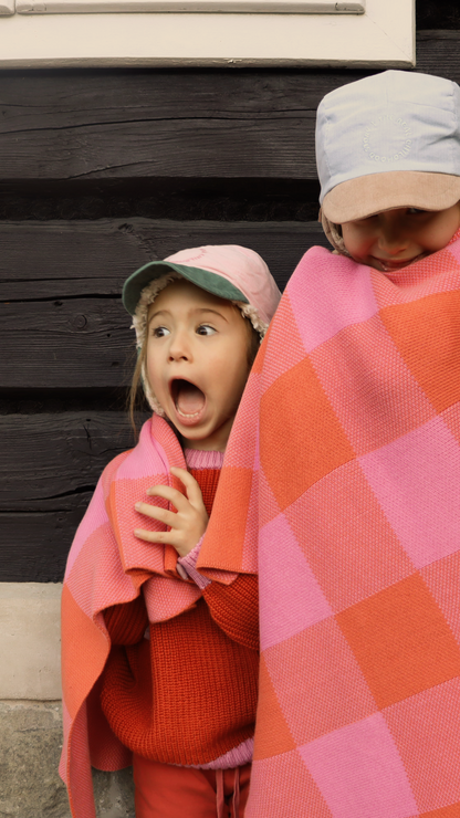 [HAPPY MESS] ORGANIC COTTON PLUSH CAP - FOREST FLOWER