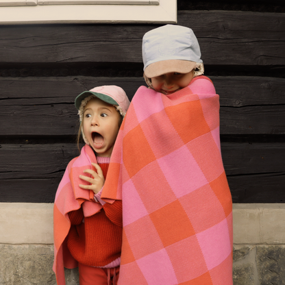 [HAPPY MESS] ORGANIC COTTON PLUSH CAP - ARCTIC ICE