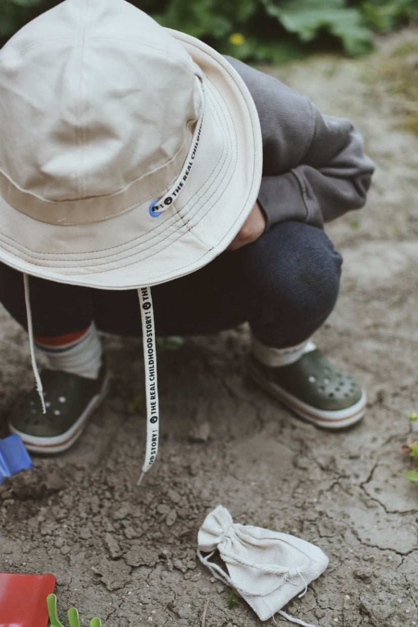 【残りわずか】[HAPPY MESS] CHILD SAFARI HAT - SAILOR BLUE